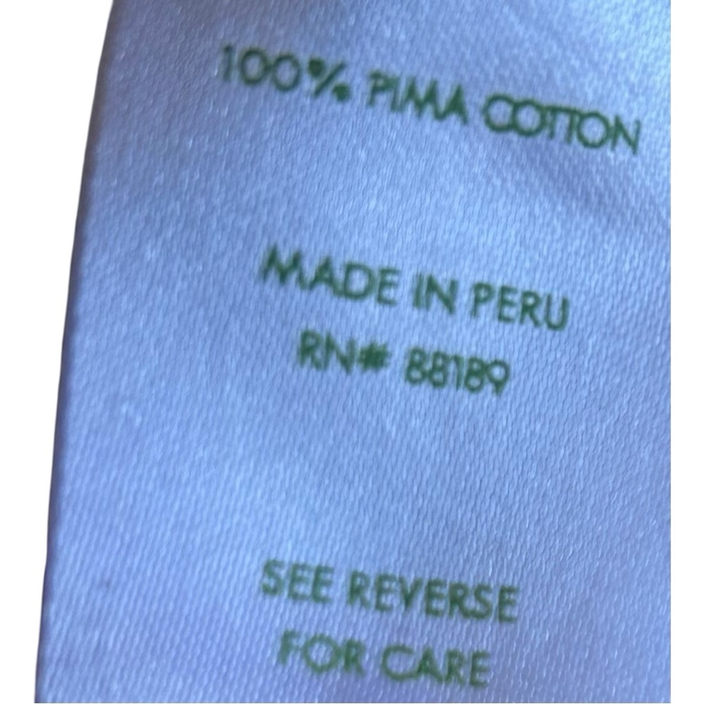 Lilly Pulitzer Marlowe Pima cotton turquoise white navy blue white zebras Sz XS - Picture 5 of 8